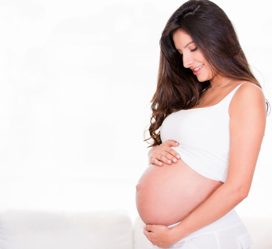 Mulheres passam por transformação no corpo durante a gravidez